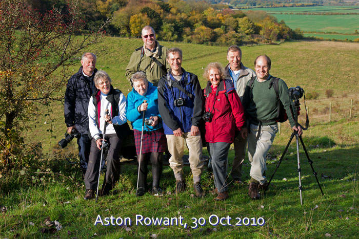 MCC group at Aston Rowant Nature Reserve near Stokenchurch