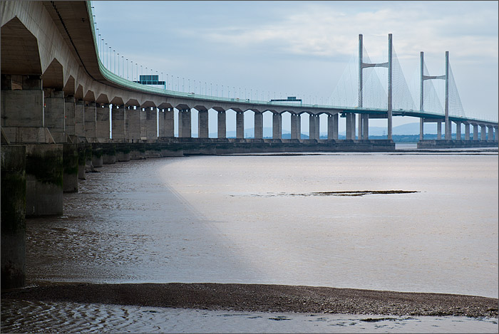 Second Severn Crossing from Redwick, South Gloucs