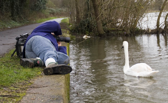 Dave laying down again! by Ed Doughty