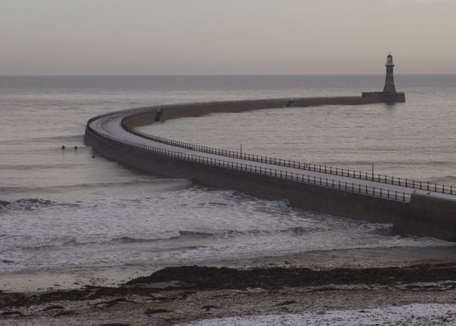 The Beach at Sunderland on Boxing Day 2009