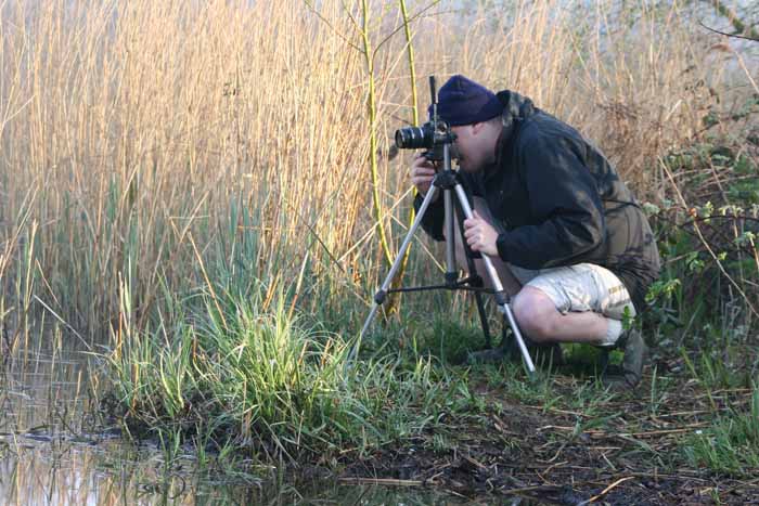 Dave at work by Ed Doughty